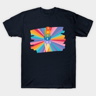 Rainbow Pride Ice Cream Cone T-Shirt